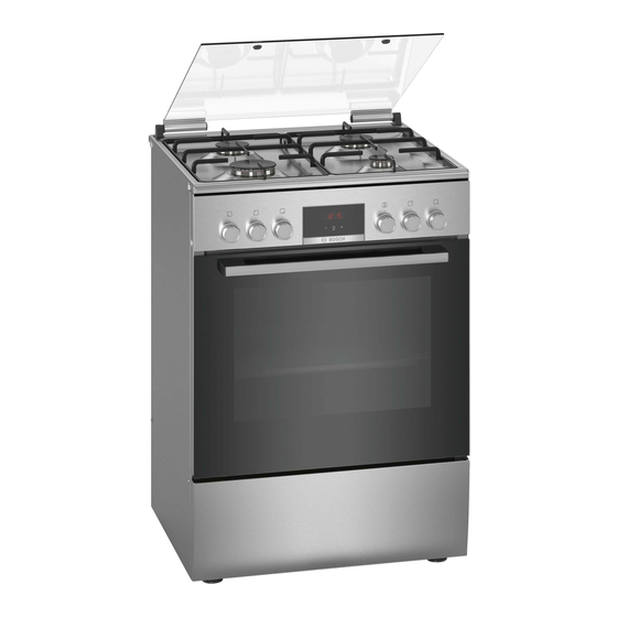 Bosch HXR39ID50Y Free Standing Cooker Manuals
