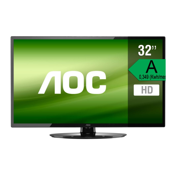 AOC LE32W334F Maintenance Service Manual