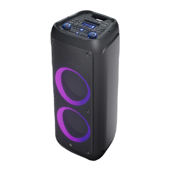 Manta PHANTOM SPK5450 Karaoke Speaker Manuals