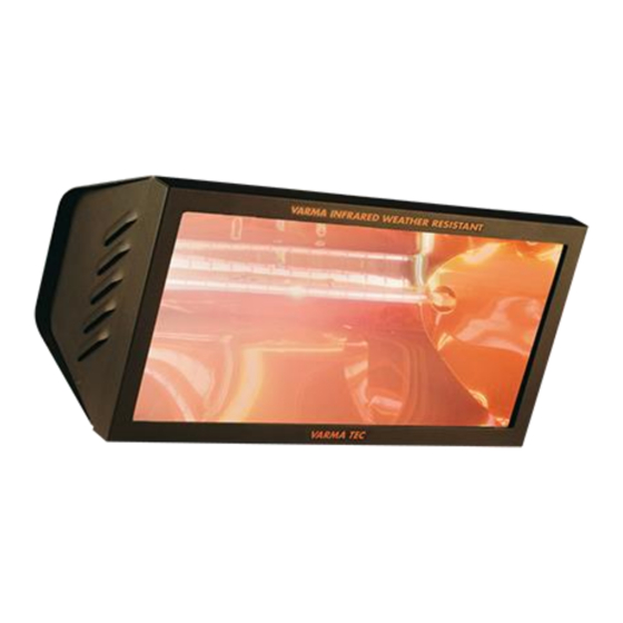 Varma Tec WR65 Infrared Heater Manuals