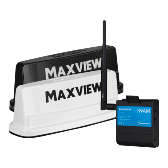 Maxview Roam Campervan Installation & User's Instructions