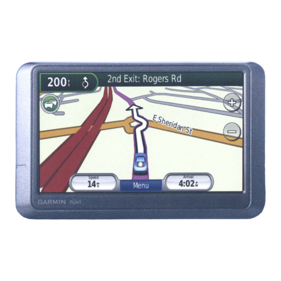 Garmin nuvi 295W Series Quick Start Manual