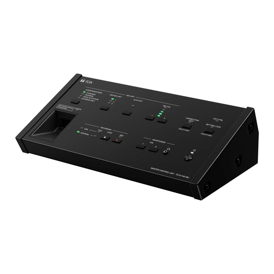 Toa TS-D1100-MU Manuals