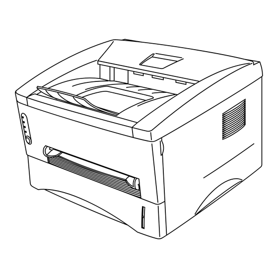 Brother HL 1230 - B/W Laser Printer Service Manual