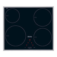 Miele KM 6118 Operating And Installation Instructions