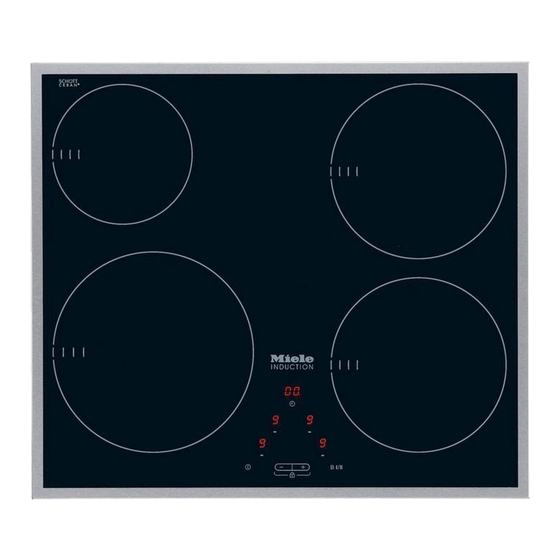 Miele KM 6112 Operating And Installation Instructions