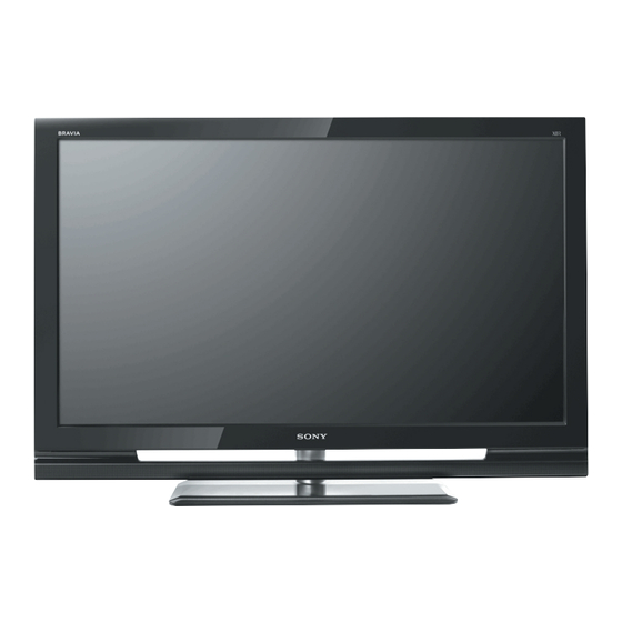 Sony KDL-32XBR6 Service Manual