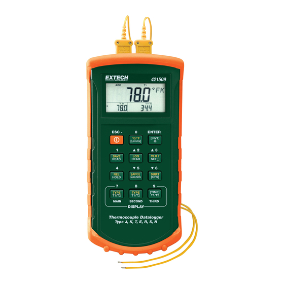 Extech Instruments 421509 User Manual