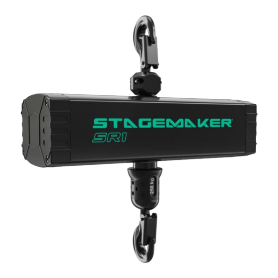 Verlinde STAGEMAKER  SR1 254 M1 B Owner's Manual