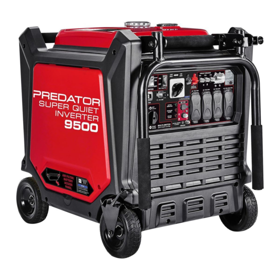 Harbor Freight Tools Predator 9500 Manuals