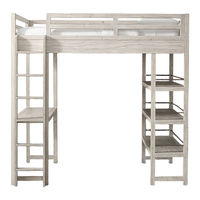 Rh Teen LAGUNA TWIN STUDY LOFT BED Assembly Instructions Manual
