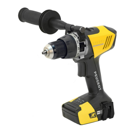 PEUGEOT EnergyDrill-18VPBL2 Using Manual