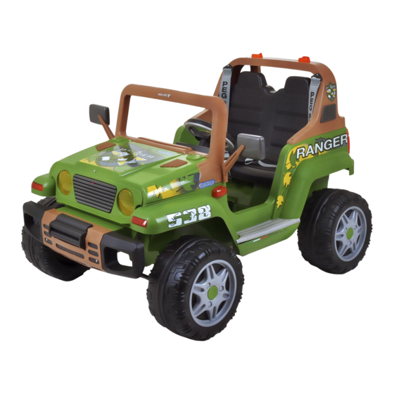 Peg-Perego RANGER 538 Use And Care Manual