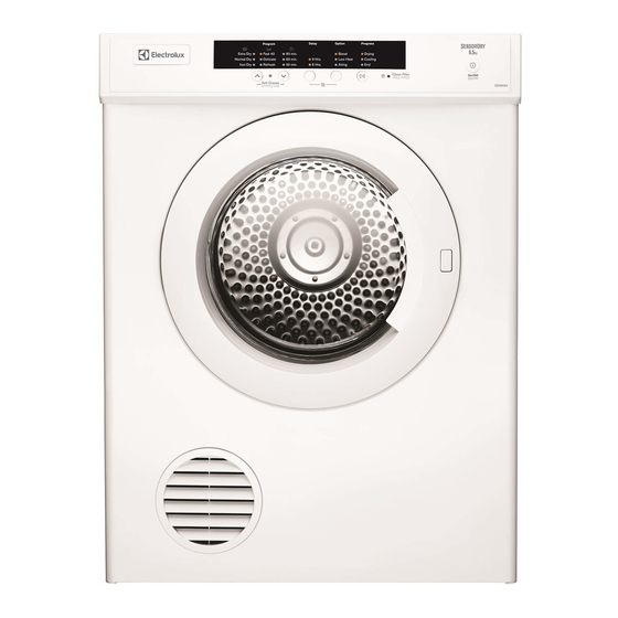 Electrolux EDV7552 User Manual