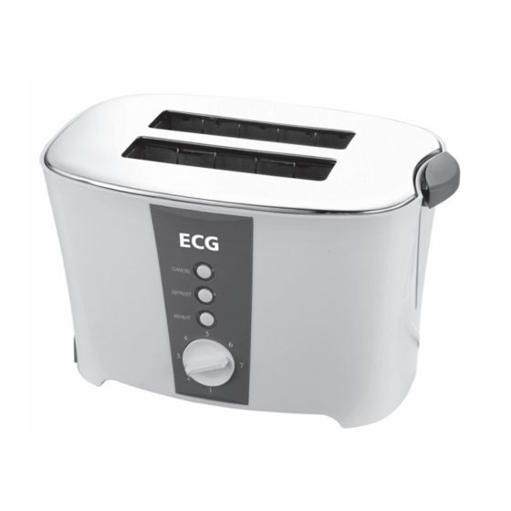 ECG ST 818 Operating Manual