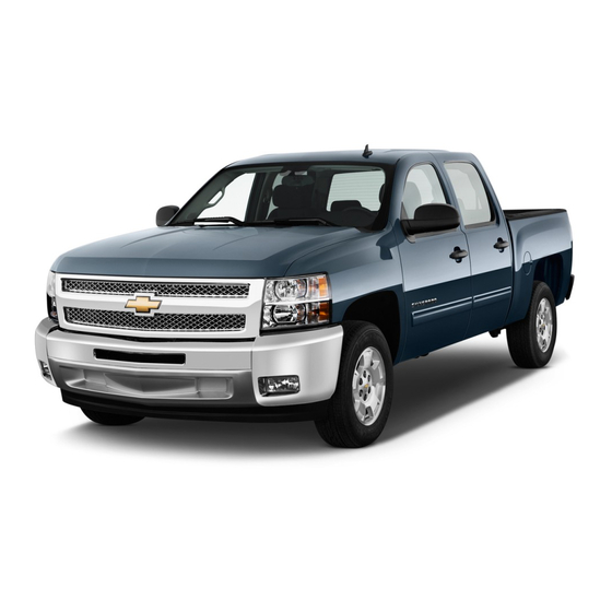 Chevrolet Silverado 2013 Owner's Manual