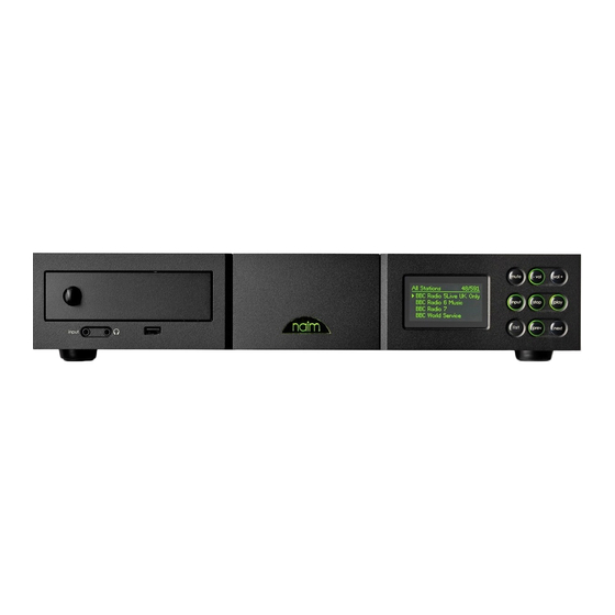 NAIM ND5 XS Quick Start Manual