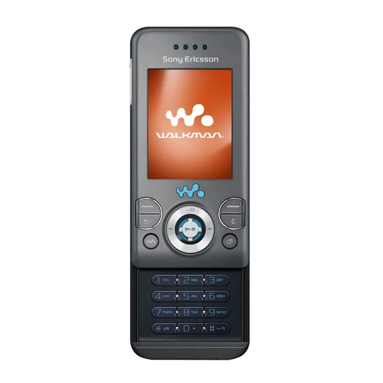 Sony Ericsson W580i User Manual