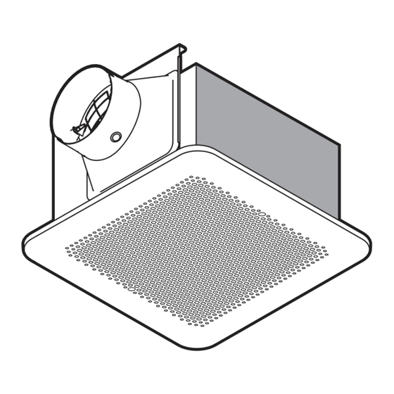 Panasonic FV-17CU8 Installation And Operating Instructions Manual