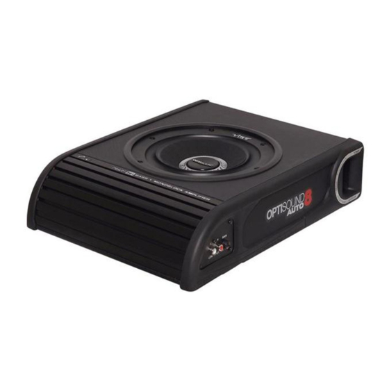 Vibe Optisound Auto 8 Instruction Manual