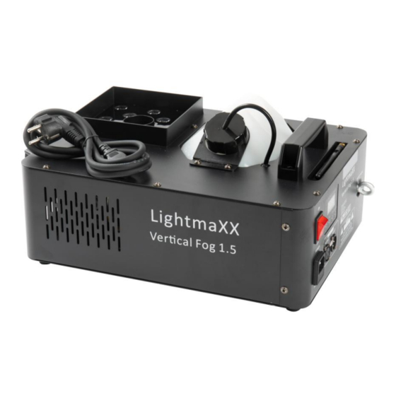 Lightmaxx VERTICAL FOG 1.5 User Manual
