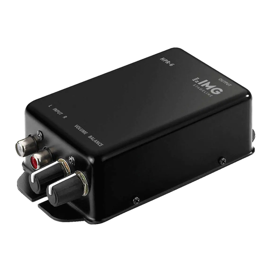 Monacor img Stage Line HPR-6 Manual