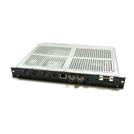 GSS PTDQ 1000 ASI LAN Media Converter Manuals