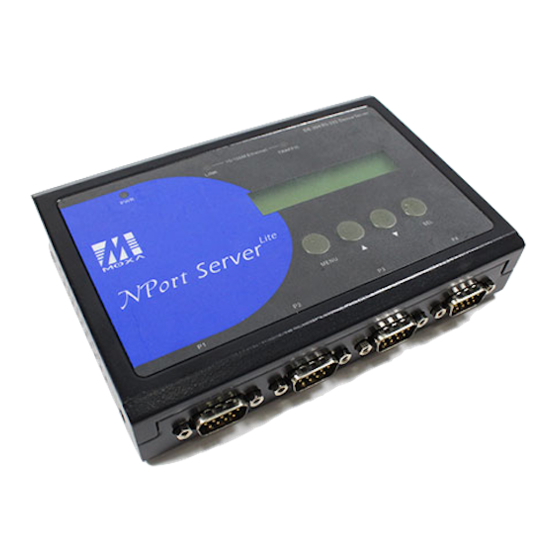Moxa Technologies NPort Server Lite DE-302 Manuals
