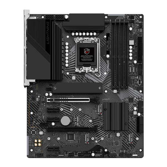 ASROCK Z790 PG LIGHTNING/D4 Manuals