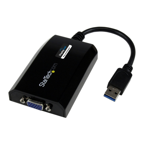 StarTech.com USB32VGAPRO Manual