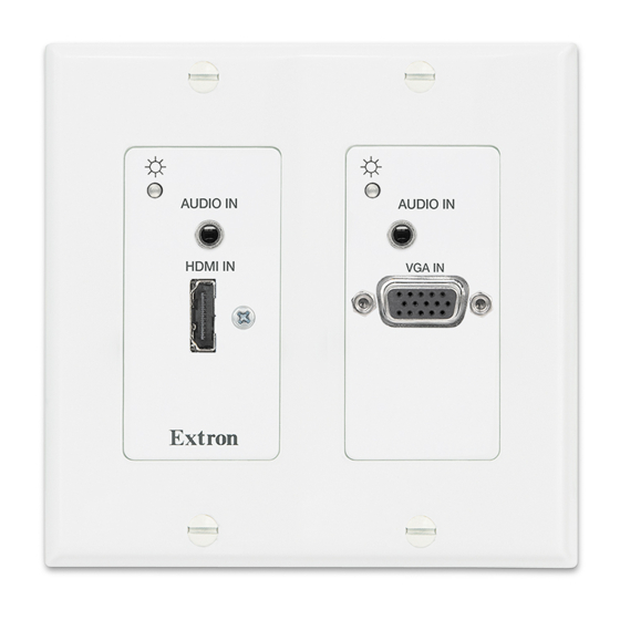 Extron electronics PVT HD RGB Installation Manuals
