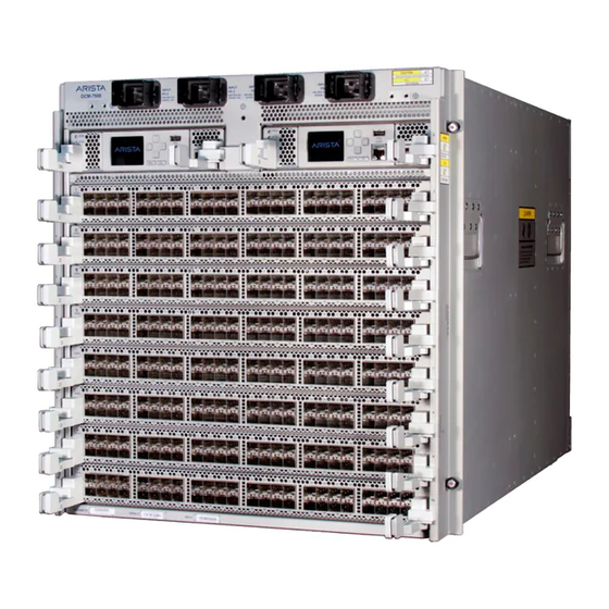 Arista DCS-7508 Quick Start Manual