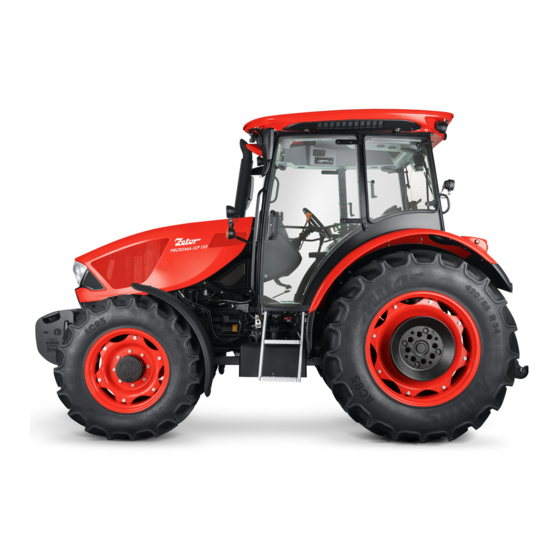 Zetor PROXIMA GP Series Operator's Manual
