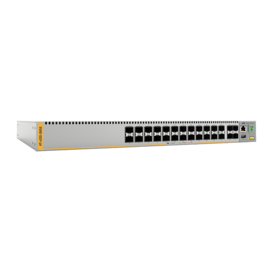 Allied Telesis AlliedWare Plus x220 Series Installation Manual