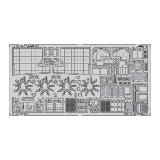 Eduard 72 631 Manual