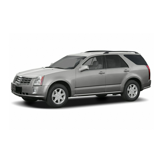 Cadillac 2005 SRX Owner's Manual