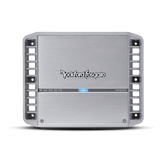 Rockford Fosgate PUNCH Element Ready PM500X2 Installation & Operation Manual
