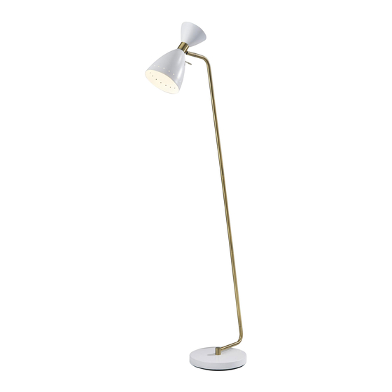 Adesso Oscar Floor Lamp Assembly Instructions