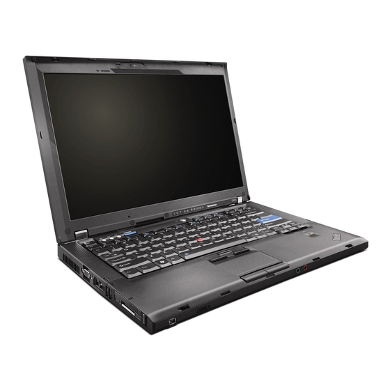 Lenovo ThinkPad T400 2765 Hardware Maintenance Manual