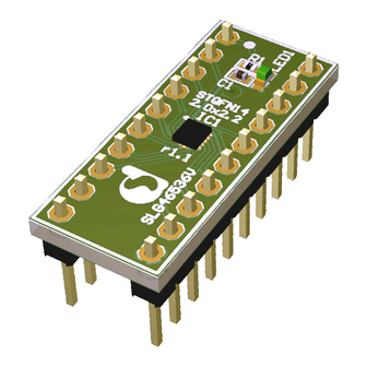 Renesas GreenPAK DIP Adapter Quick Start Manual