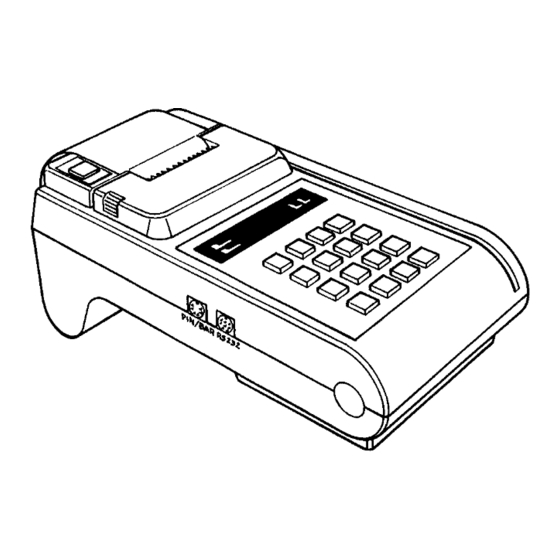 VeriFone TRANZ 460 Reference Manual