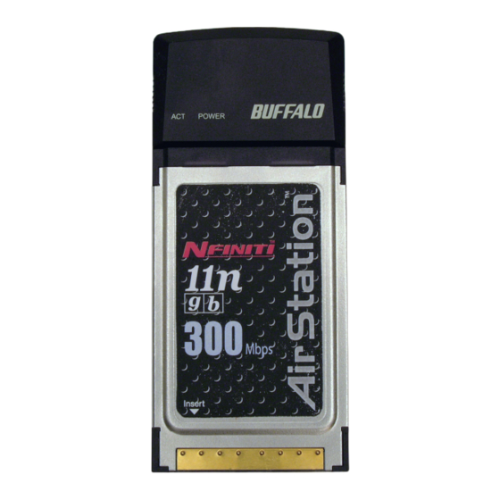 Buffalo AirStation Nfiniti WLI2-CB-G300N Manuals