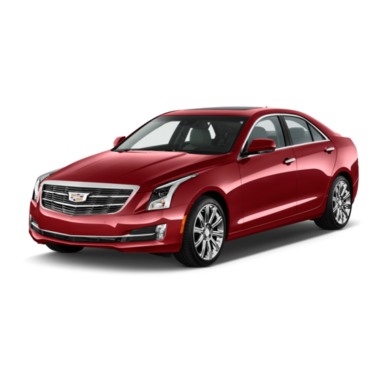 Cadillac ATS 2017 Convenience/Personalization Manual
