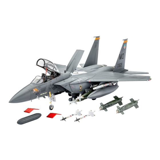 REVELL F-15E STRIKE EAGLE & bombs Assembly Manual