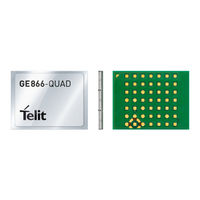 Telit Wireless Solutions GE866-QUAD Hardware User's Manual