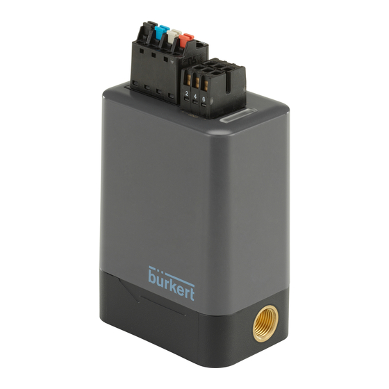 Burkert 8763 Quick Start Manual