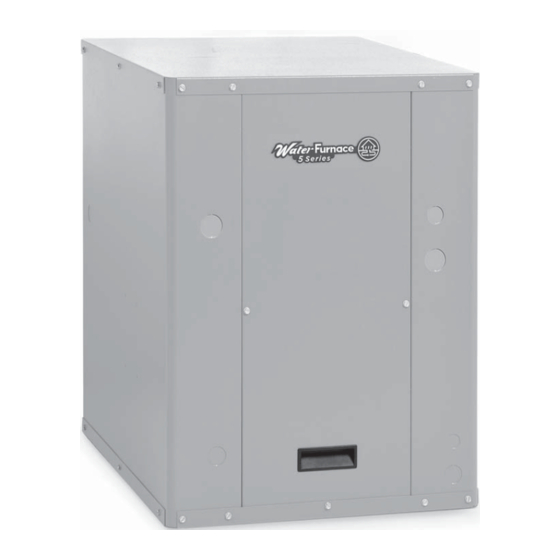 WaterFurnace 5 Series Installation Manual