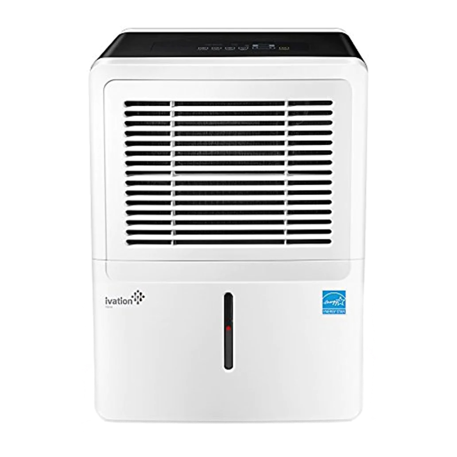 ivation 50-Pint Energy Star Dehumidifier Manual