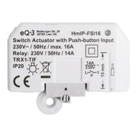 Homematic Ip HmIP-FSI6 Installation Instructions And Operating Manual