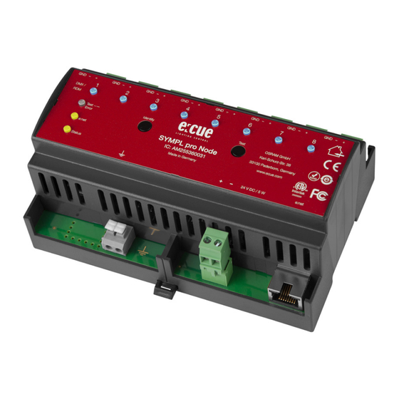 Traxon e:cue SYMPL pro Node Instructions For Use Manual